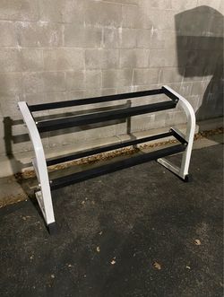 Parabody 2 Tier Solid Steel Dumbbell Weight Rack…. Home Gym Fitness…. $100 Price is Firm!!!