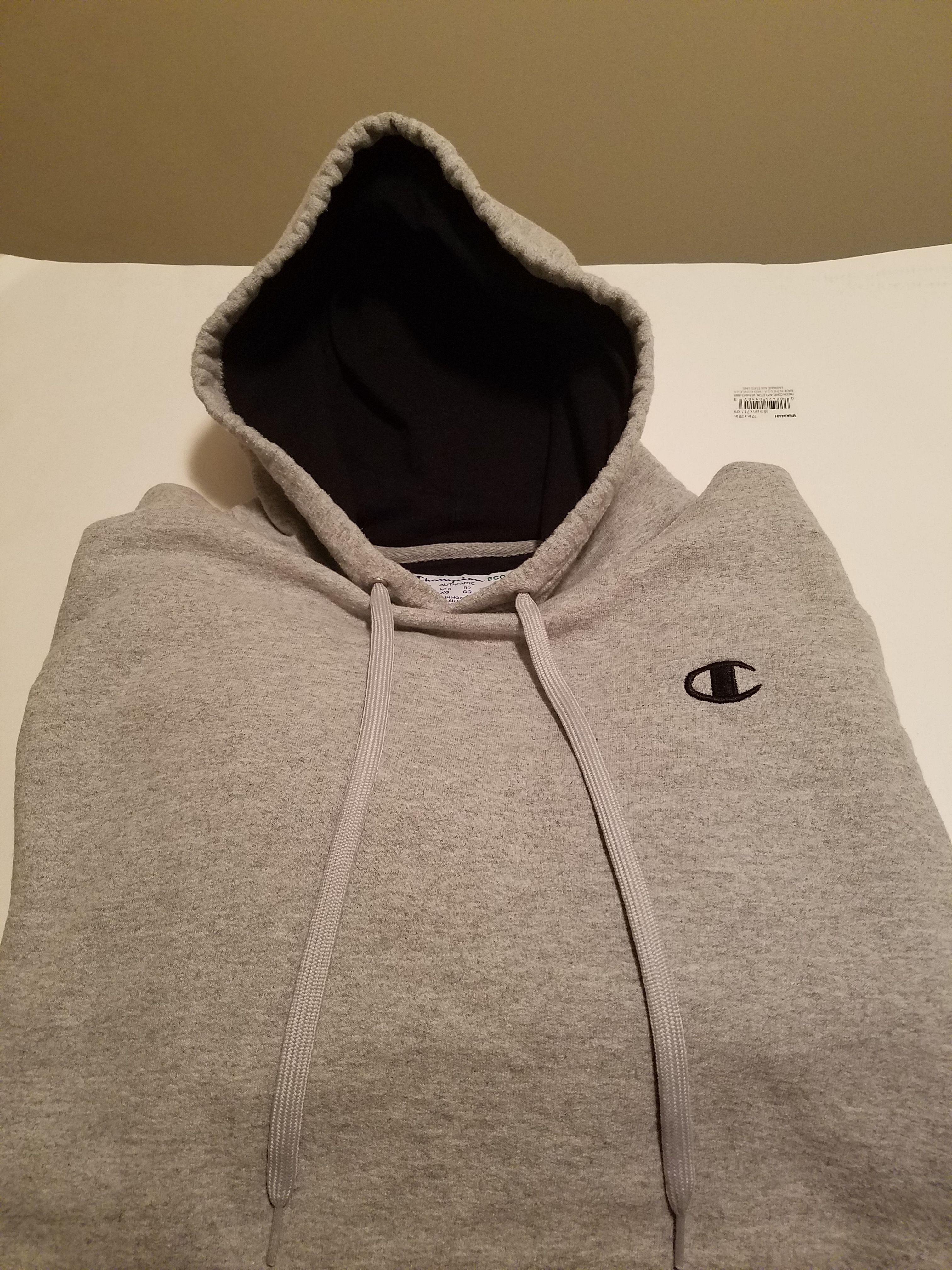 XL champion hoodie grey