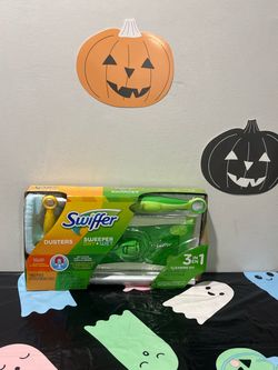 NEW UNOPENED Swiffer 3-in-1 Sweeper Dry + Wet & Dusters Kit
