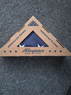 Allegiance Folded American Flag Made in USA