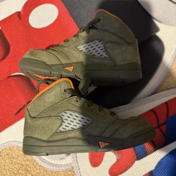 Jordan 5 olive 9c toddler
