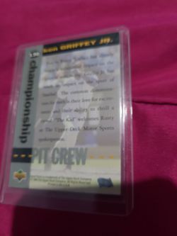 Ken griffey card