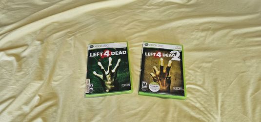 Xbox 360 left 4 dead  1 2 COMPLETE SET