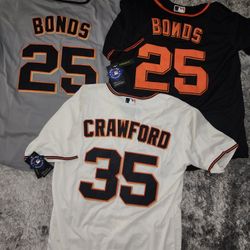 Berry Bonds Giants Jersey 