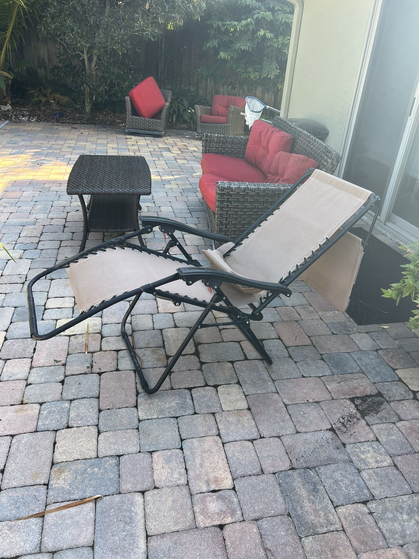 Sofa And Two Chairs. 