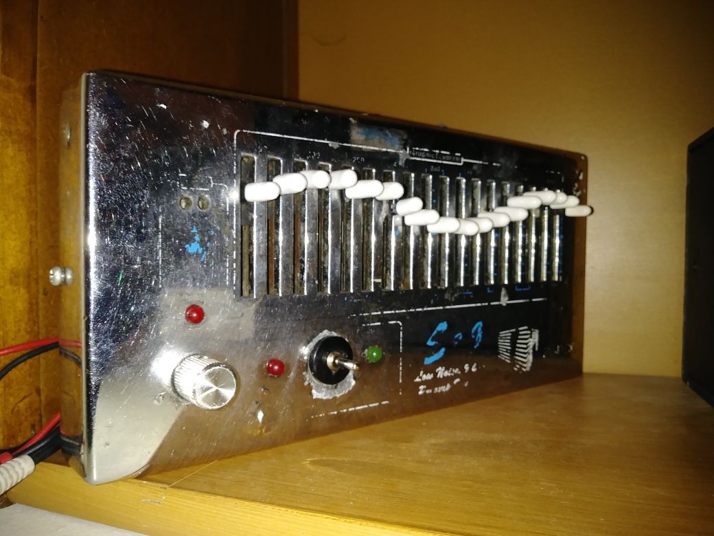 Zapco SEQ 18 band EQ board--*Chrome edition-- refurbished, tested, modified updated rca jacks
