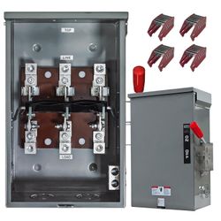 3P 200A Generator Transfer Switch,Upgraded Heavy Duty 48000W Manual Transfer Switch for Home