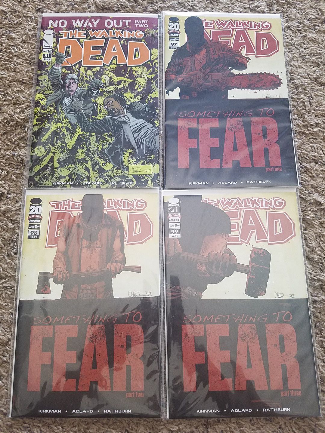 Lot Of 90 Walking Dead Comics, Near Complete End Run