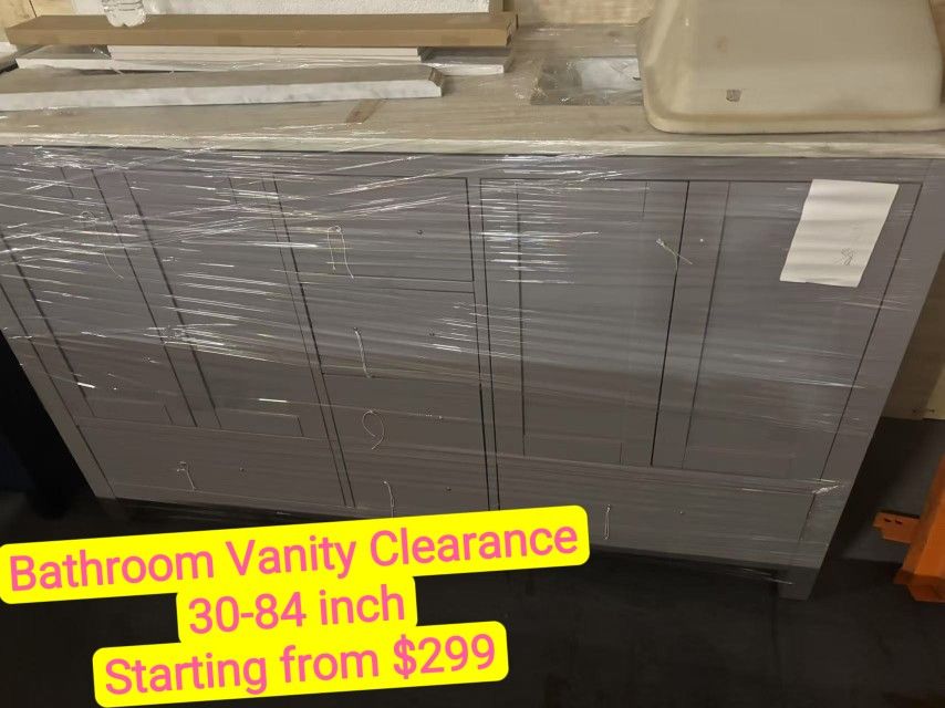 Bathroom Vanity Clearance,30-84 inch(4)