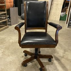 Refined Gumshoe Studded Office Chair