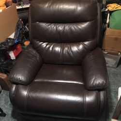 Leather Electric Recliner Nice Not Cheap 