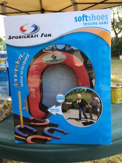 Sportscraft fun soft horseshoes tossing game