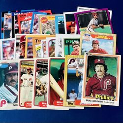 Mike Schmidt Baseball Card Lot