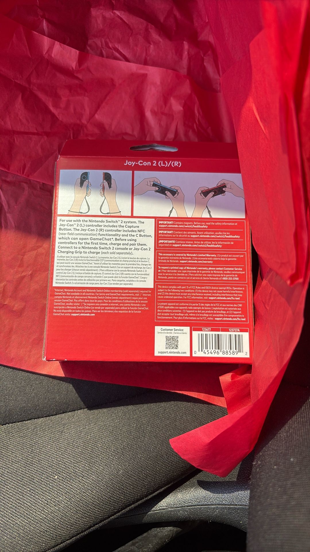 Nintendo switch two controllers