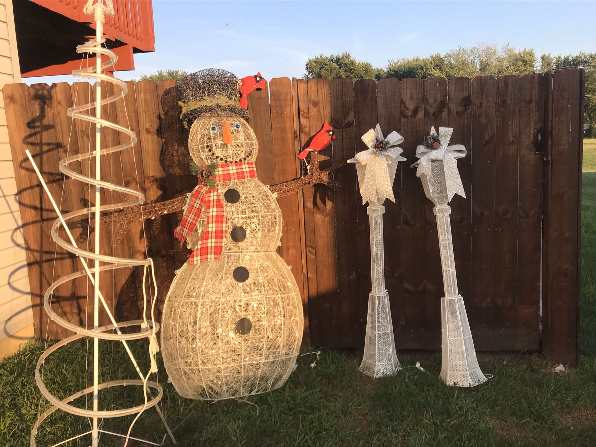 Xmas lawn ornaments