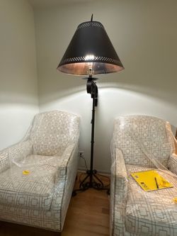 Heavy wrought iron Tuscan style lamp