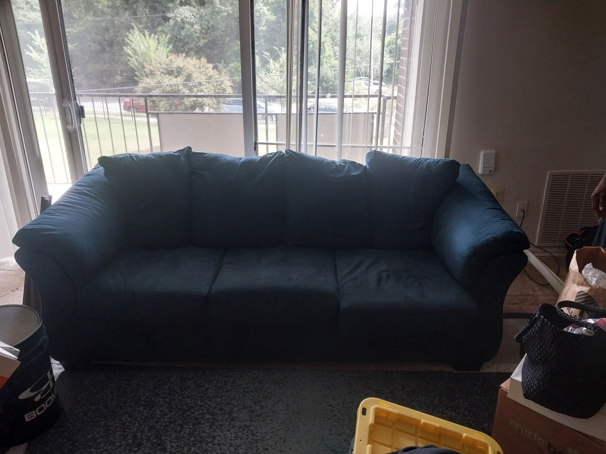 Blue couch