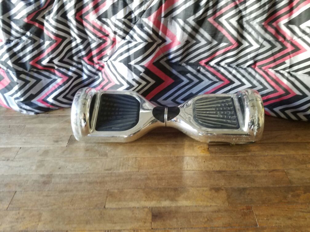 hoverboard silver chrome