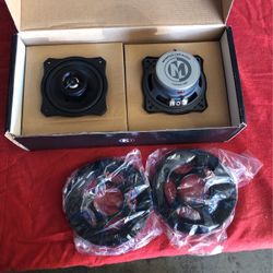 Brand New Memphis Car Audio 4” 2way Coax Speakers 