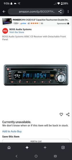 Boss 606c rare head unit brand new never used just out of box