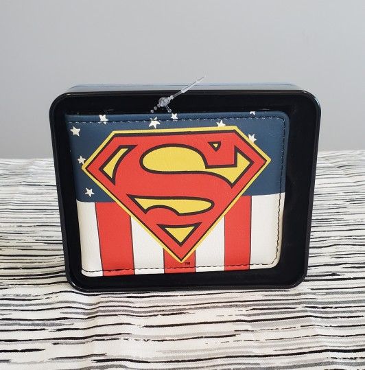 Superman Vegan Leather Wallet DC