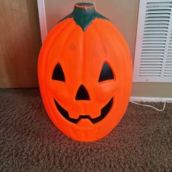 Blow Mold Pumpkin 
