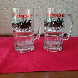 Budweiser Clydesdale  Holiday Steins, 1988