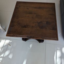 (2) Solid Wood End Table