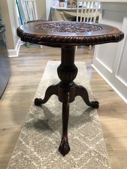 Ornate Wooden Side Table