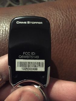 Crime stopper replacement remote also pair with all artic start alarms. Hurry before it’s gone in this cold unpredictable weather. Good buy.
