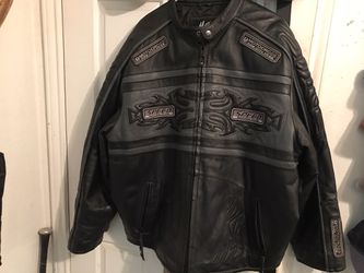 Motorcycle leather jacket XXl