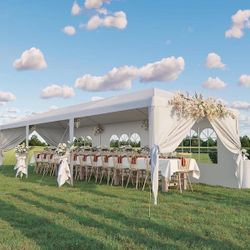 Brand New 10 ft. x 30 ft. White Outdoor Gazebo Wedding Party Tent with Removable Sidewalls  New in box T-CNP22-0083-2  This tent is ideal for commerci
