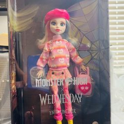 Monster High x Wednesday Enid Sinclair Doll - NIB (Scratched Plastic Front)