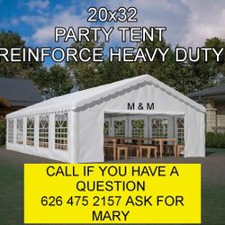 20x32
PARTY TENT 
REINFORCE HEAVY DUTY 