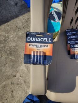 Duracell power boost AAA I got six packs $5 a piece and I got the Duracell power boost double a for $5 a piece and I got two packs of them