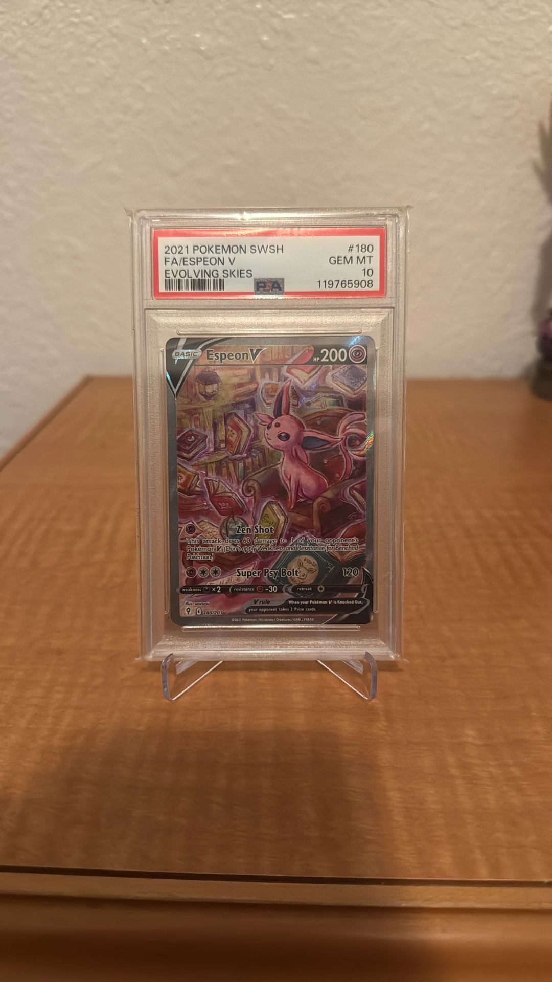 Espeon V PSA 10