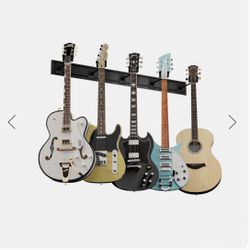 5 Guitar Wall Mount