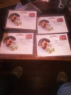 Brand New Elvis Envelopes With Stamps
