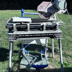 MK Tile Saw (with Table And Cart)