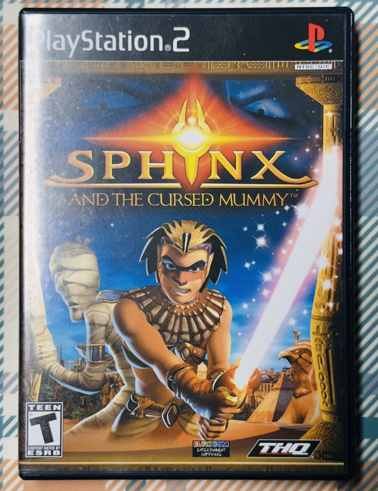 Sphinx and the Cursed Mummy (Sony PlayStation 2, PS2) Complete With Manual