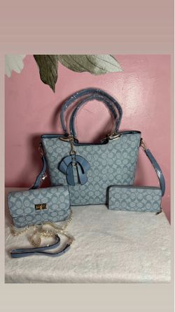 Large tote purse set