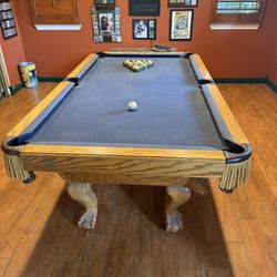 Billiard Table And Accessories 
