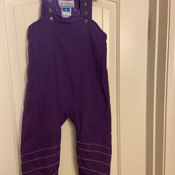 Kids Snowsuit/ Snow Bib Columbia Size 4T Purple