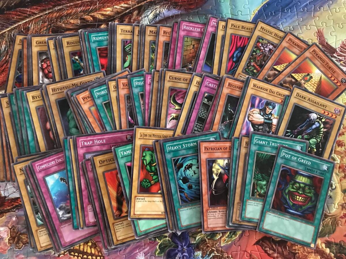 Yugioh Old Vintage 1990's Card Collection Lot yu-gi-oh, mtg, pokemon tcg