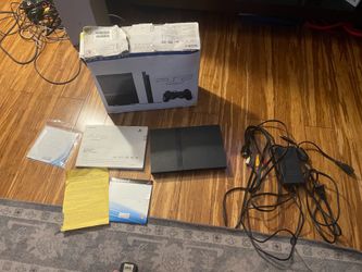 PS2 Slim Console Bundle w/ Box, Manuals & Cables 🎮