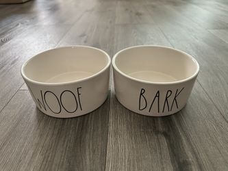 Rae Dunn Dog Bowls (2)