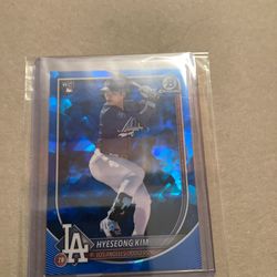 2025 Bowman Chrome Sapphire #2 Hyeseong Kim Rookie Card