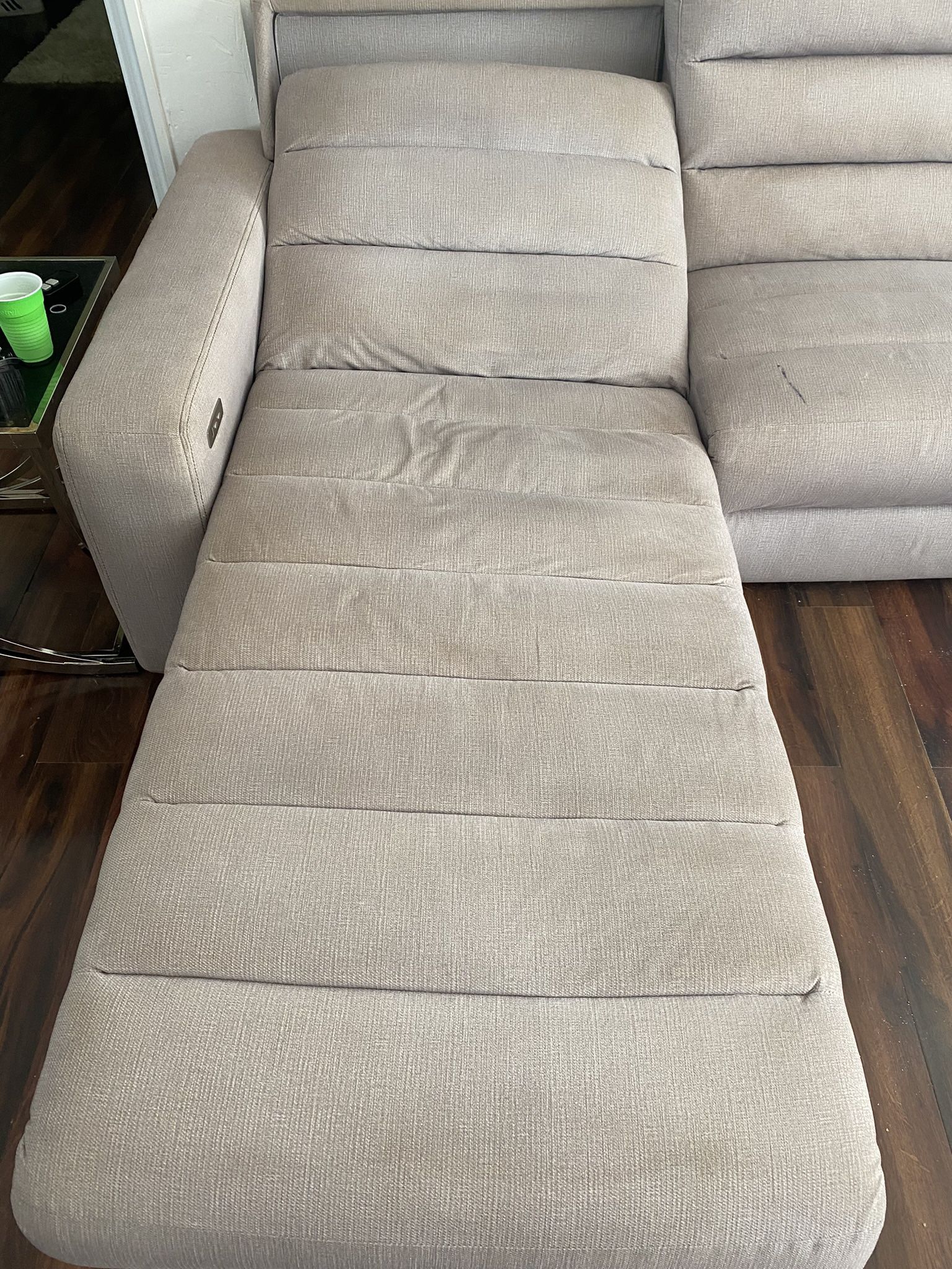 6 Piece Tan Sectional Couch