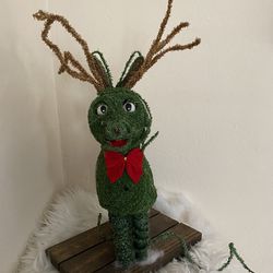 Gemmy Vintage Singing Topiary Reindeer 