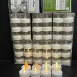 56 LED Tea Candle Lights LOT NEW Bulk Wholesale Multipack Wedding Birthday $65